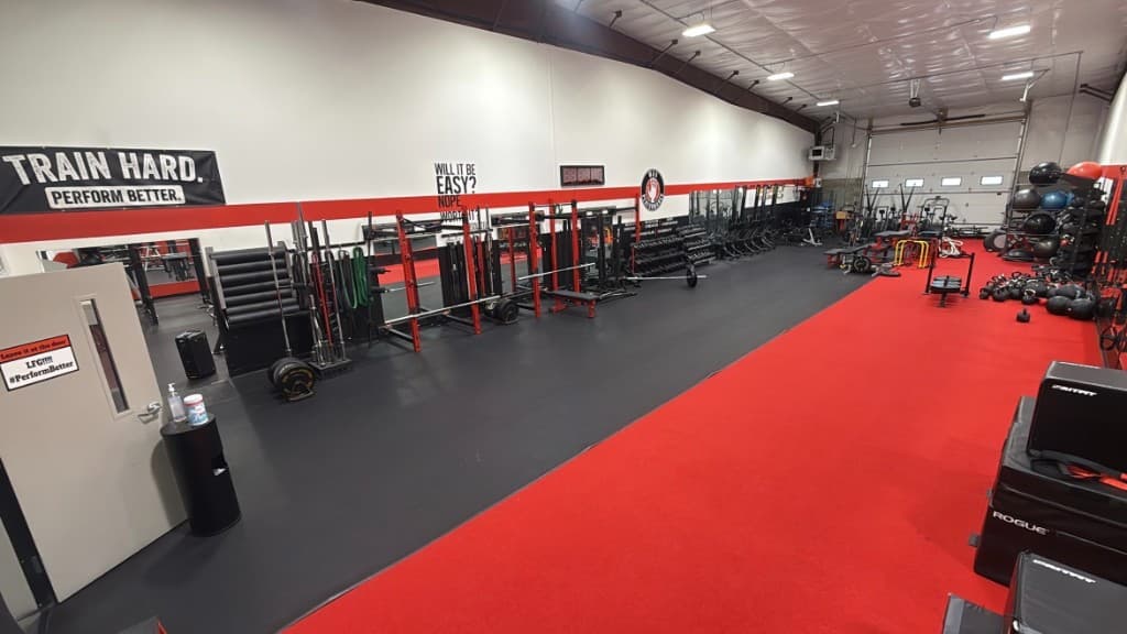 Training floor at MA5 Performance